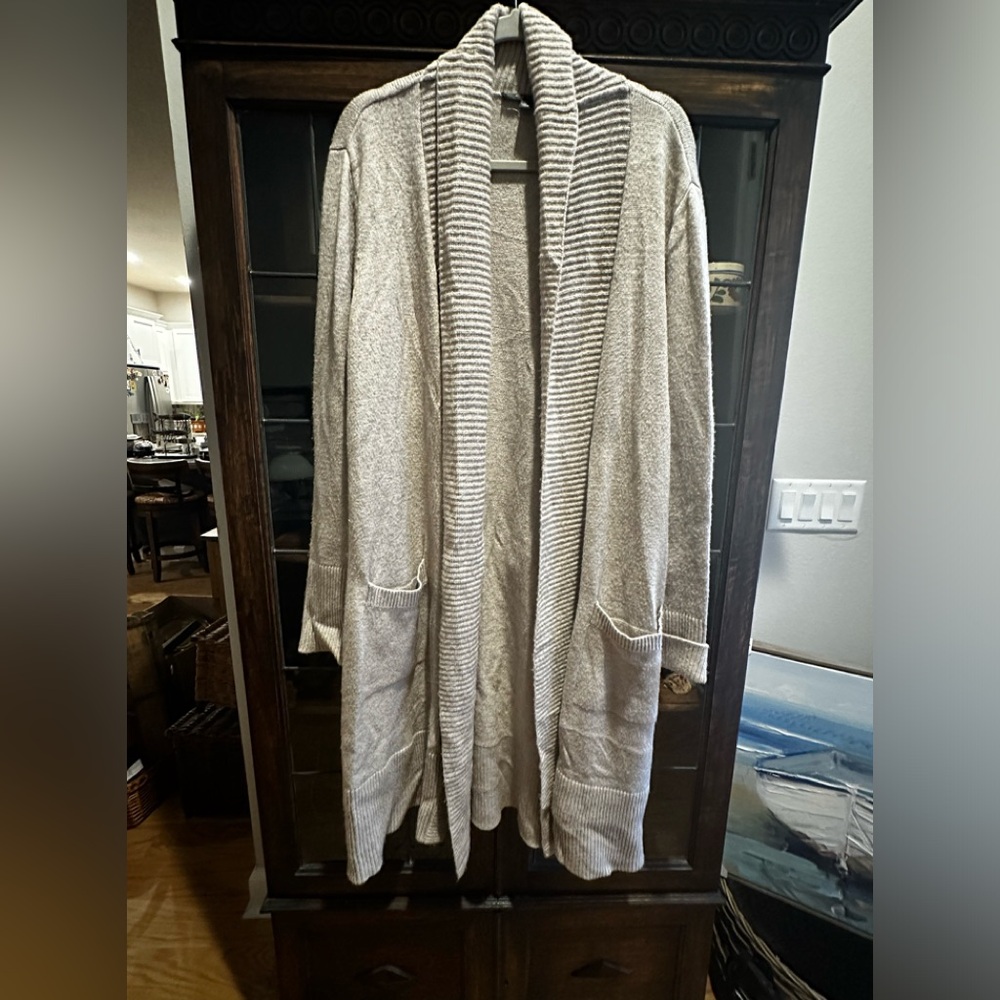 Cyrus Long sweater duster with pockets